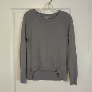 Banana Republic Gray/Blue Long Sleeve Top